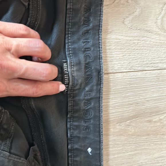 Mens distressed American eagle Next level flex jeans (blank denim) - Picture 2 of 4